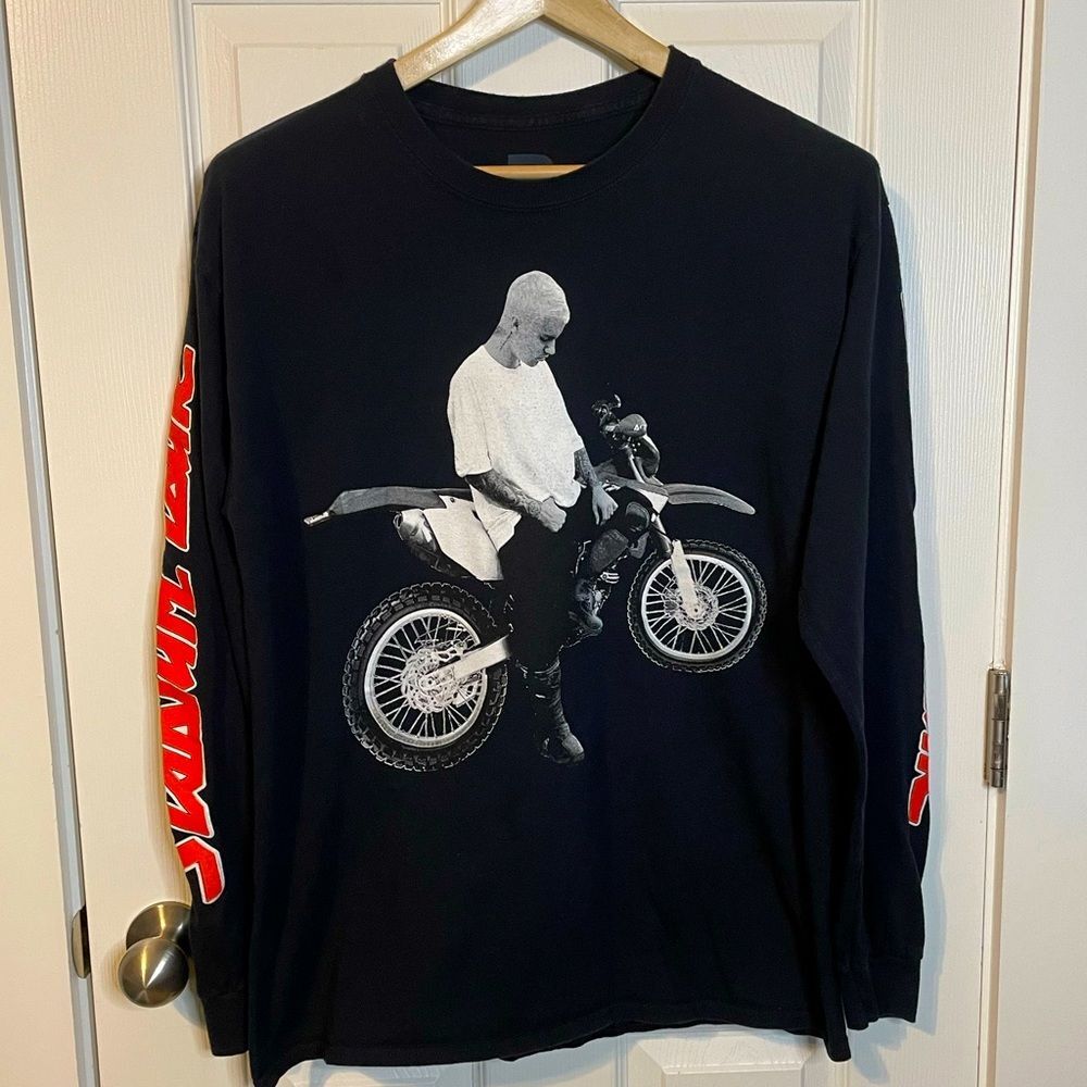 Team Bieber | Justin Bieber 2017 Stadium Tour Black Graphic Tee | Large